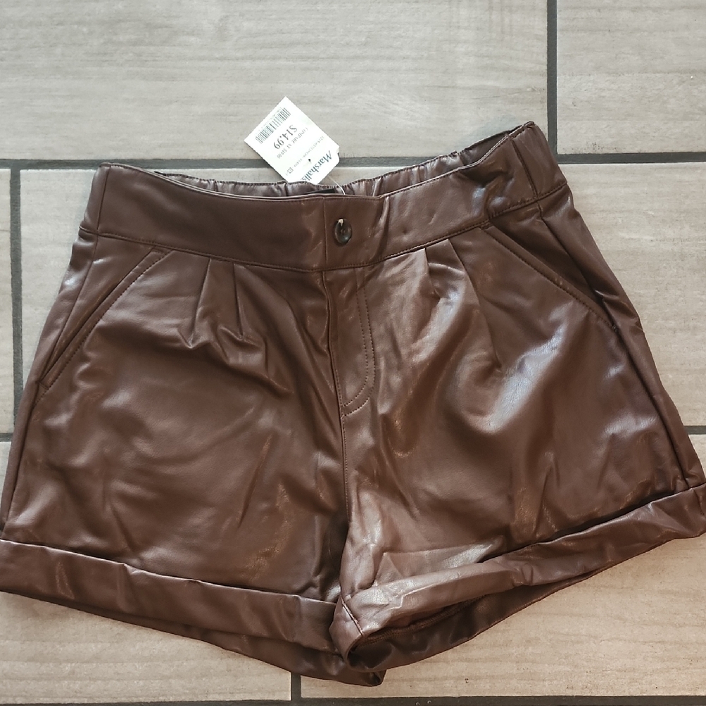 Sincerely Jules Brown High Waist Shorts